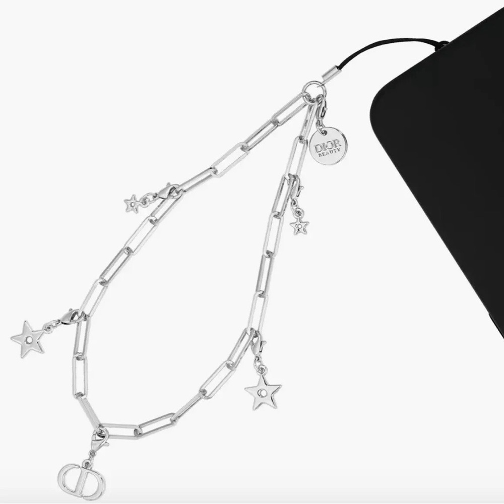 Christian Dior Bijou De Telephone Argente Dior Beauty Silver Tone Phone Charm